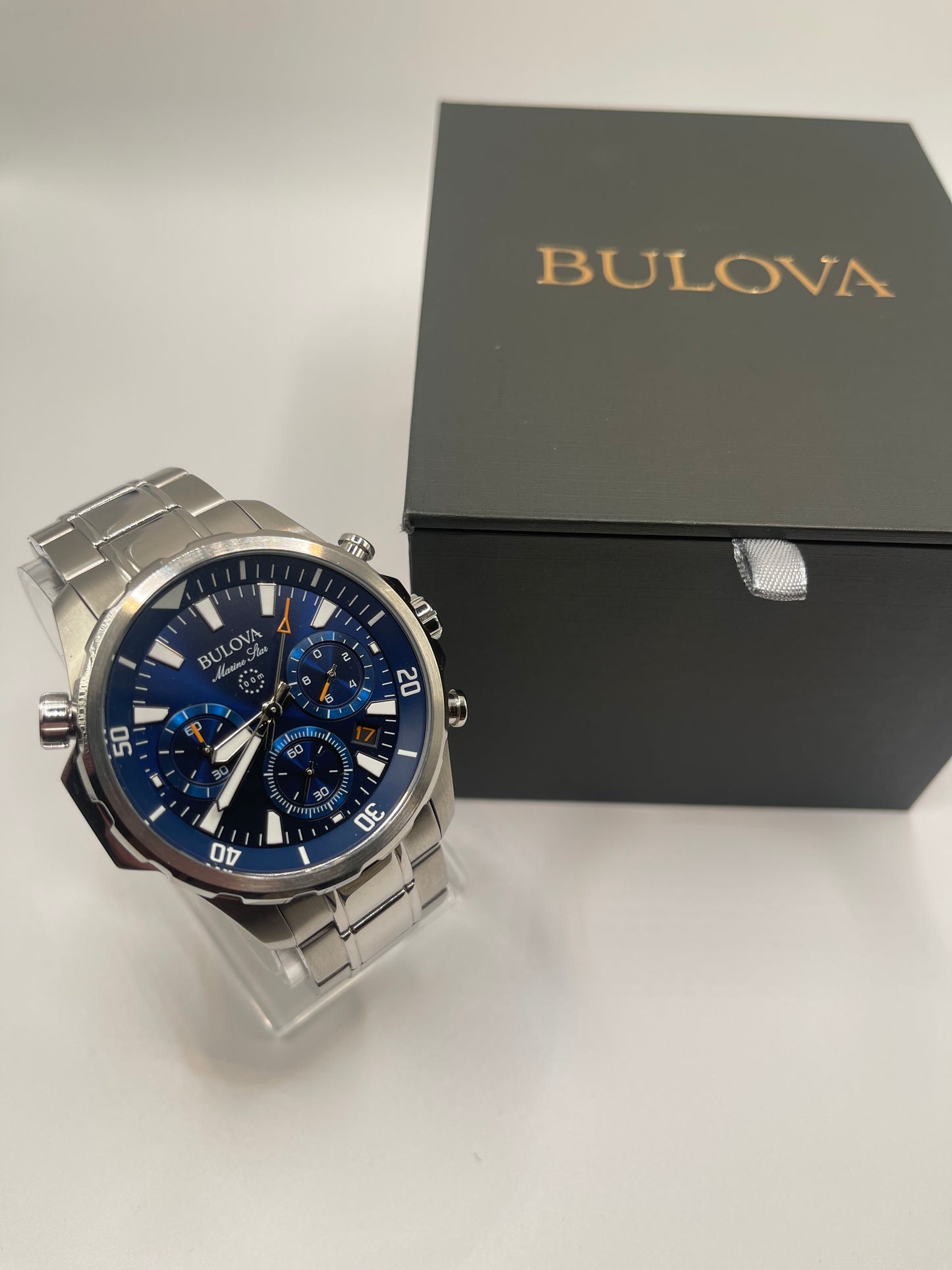 Bulova Chronograph MARINE STAR Stainless Steel Men's Watch