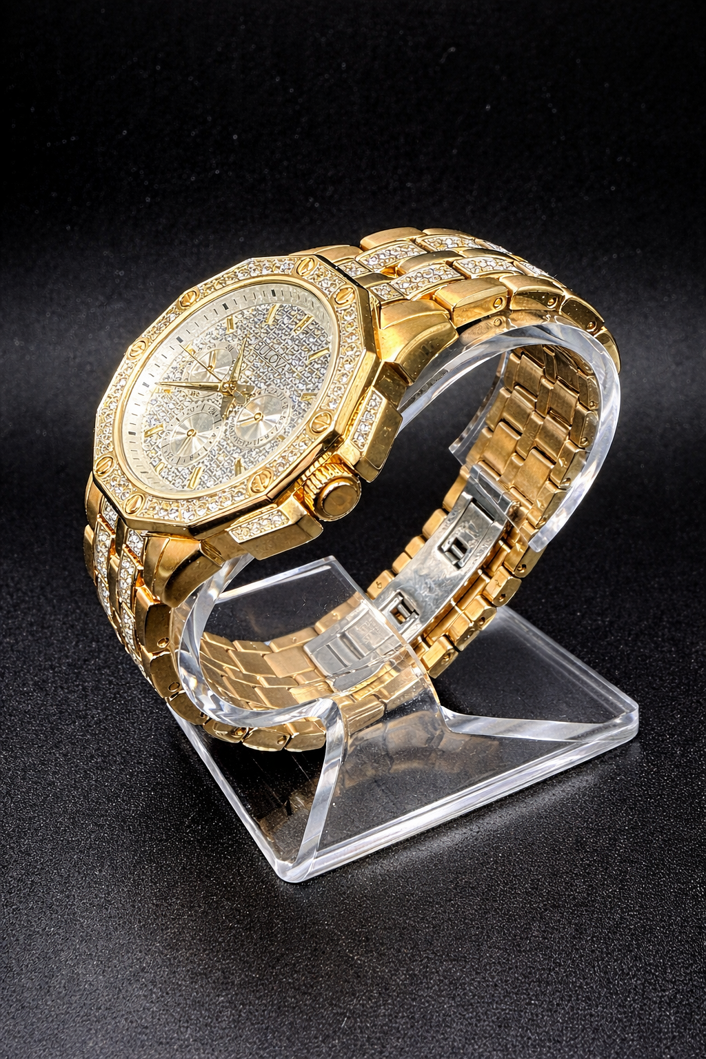 Bulova gold tone watch